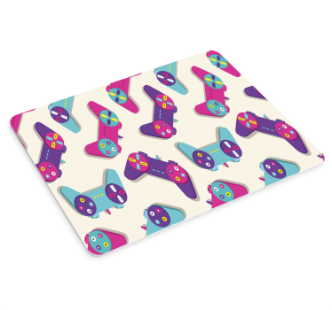 Tapis de souris gamer manettes de jeu vibrantes - TenStickers