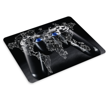 Tapis de souris gamer univers des manettes connectées - TenStickers