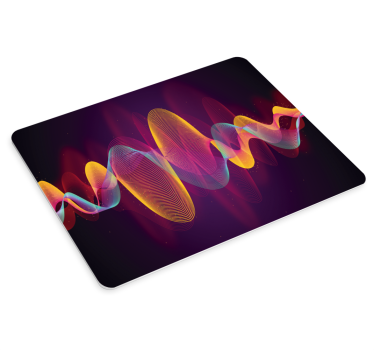 Tapis de souris motif vagues vibrantes - TenStickers