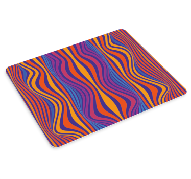 Tapis de souris motif vagues vibrantes - TenStickers