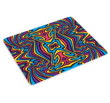Tapis de souris motif tourbillon coloré - TenStickers