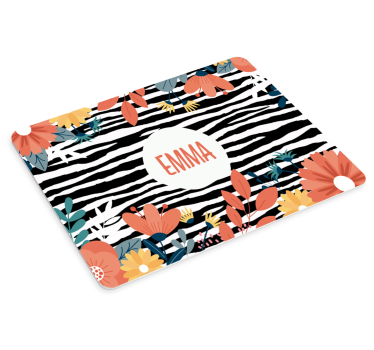 Tapis de souris personnalisable style floral - TenStickers