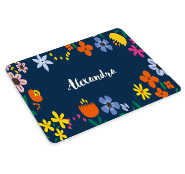 Tapis de souris personnalisable décoration florale - TenStickers