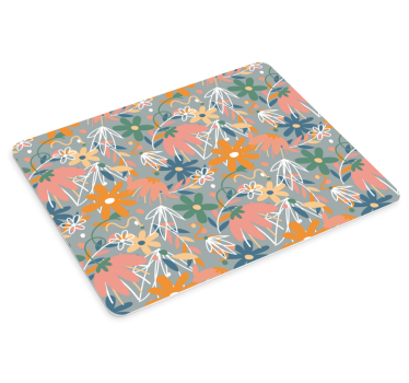 Tapis de souris motif botanique floral - TenStickers
