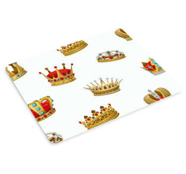 Tapis de souris original collection couronne colorée - TenStickers