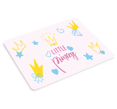 Tapis de souris personnalisable motif couronne charmante - TenStickers