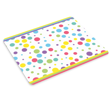 Tapis de souris motif pois colorés - TenStickers