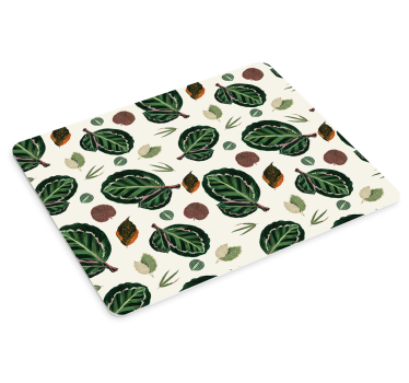 Tapis de souris motif feuilles et botanique - TenStickers