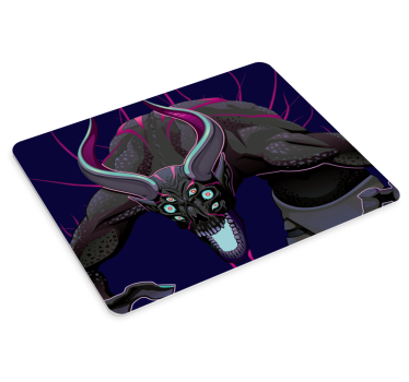 Tapis de souris gamer illustration de créature mythique - TenStickers