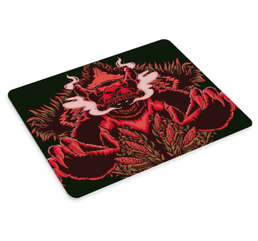 Tapis de souris gamer visualisation de bête redoutable - TenStickers