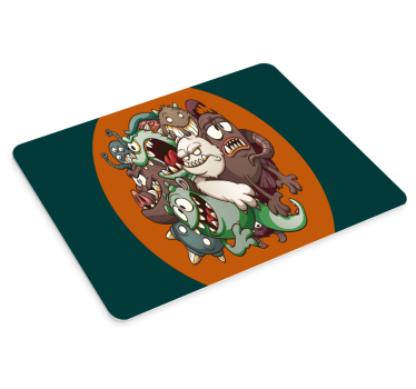 Tapis de souris gamer personnages monstres fantaisistes - TenStickers