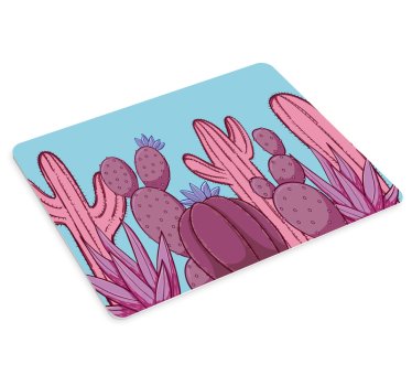 Tapis de souris original collection de cactus colorés - TenStickers