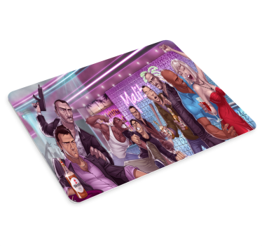 Tapis de souris gamer scène de fête dramatique - TenStickers