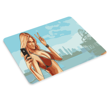 Tapis de souris gamer geste de personnage ludique - TenStickers