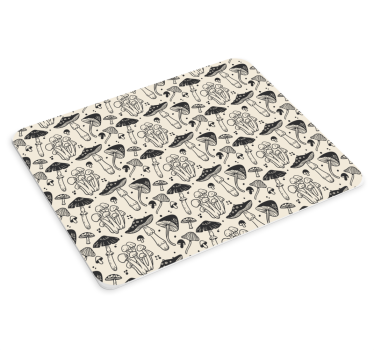 Tapis de souris motif art de champignon - TenStickers