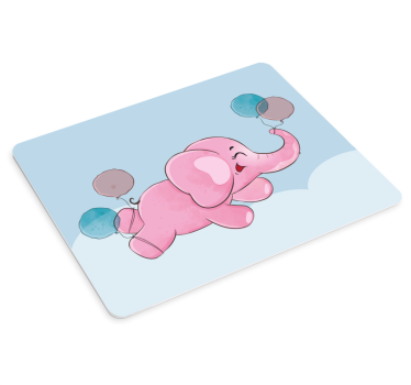 Tapis de souris original Éléphant joueur en ballon - TenStickers