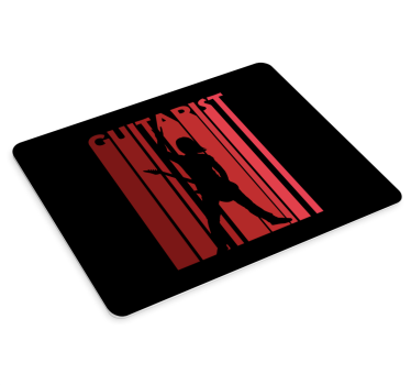 Tapis de souris silhouette de musicien - TenStickers