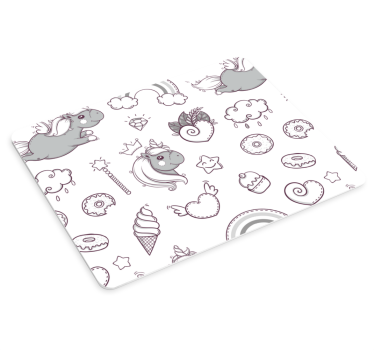 Tapis de souris gamer personnages de licorne mignons - TenStickers