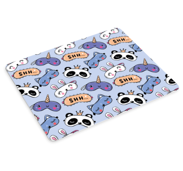 Tapis de souris animé avec des figures d'animaux adorables - TenStickers