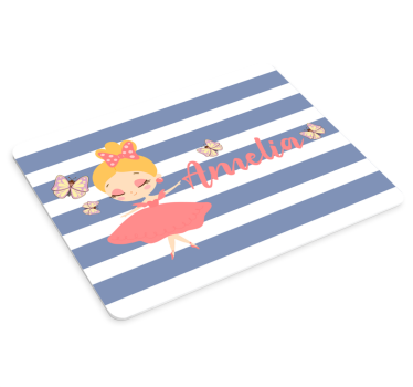 Tapis de souris personnalisable danse de ballet amelia - TenStickers
