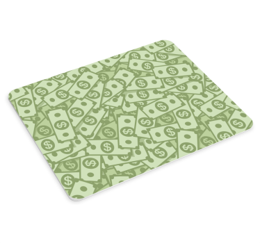 Tapis de souris motif surface argentée - TenStickers