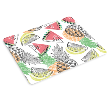 Tapis de souris motif fruits tropicaux - TenStickers