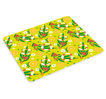 Tapis de souris motif tropiques d'été ludiques - TenStickers