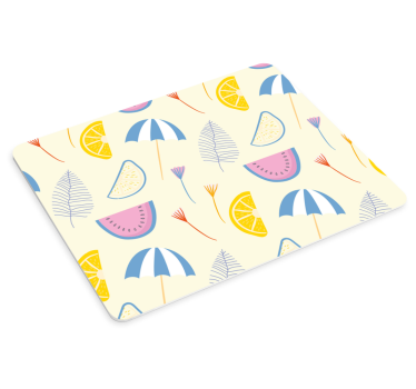 Tapis de souris motif Éléments d'été lumineux - TenStickers