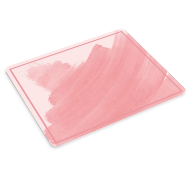 Tapis de souris motif coups de pinceau doux - TenStickers