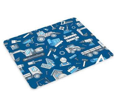 Tapis de souris original motif outils de construction - TenStickers