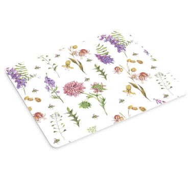 Tapis de souris motif imprimé botanique floral - TenStickers