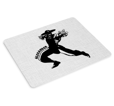 Tapis de souris original personnage cowboy dynamique - TenStickers