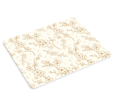 Tapis de souris motif dessin floral - TenStickers