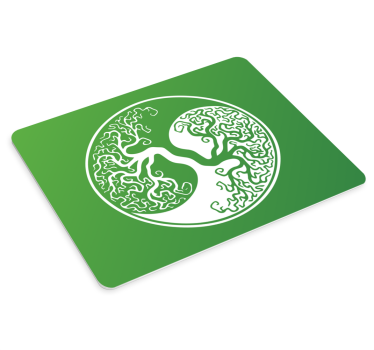 Tapis de souris original design d'arbre complexe - TenStickers
