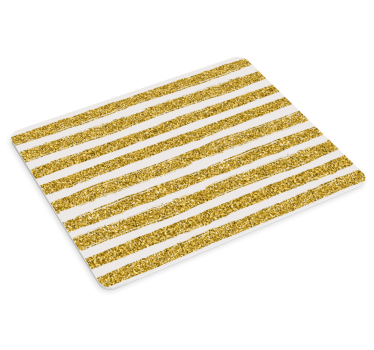 Tapis de souris motif rayures pailletées - TenStickers