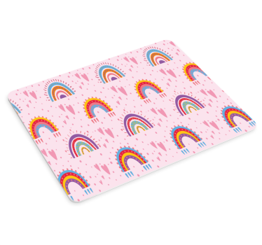Tapis de souris motif concept arc-en-ciel vibrant - TenStickers