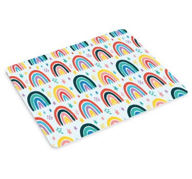Tapis de souris motif arc-en-ciel coloré - TenStickers