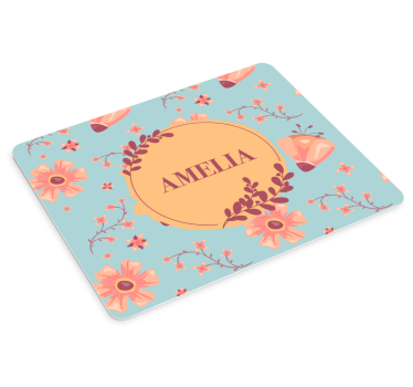 Tapis de souris personnalisable motif botanique - TenStickers