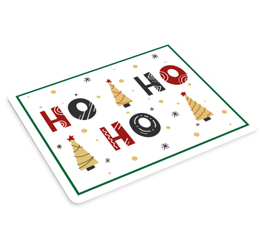 Tapis de souris noël arbres de fête ludiques - TenStickers