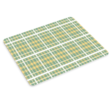 Tapis de souris motif style carreaux écossais - TenStickers