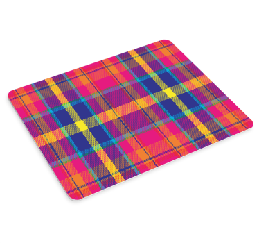 Tapis de souris motif à carreaux vibrants - TenStickers