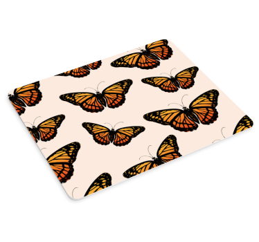 Tapis de souris motif papillon vibrant - TenStickers