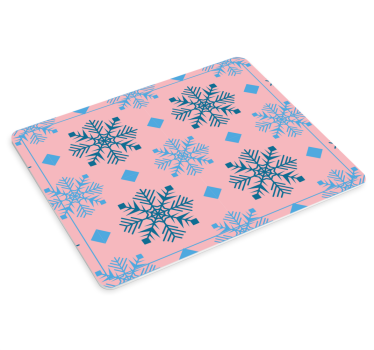 Tapis de souris noël motif flocon de neige - TenStickers