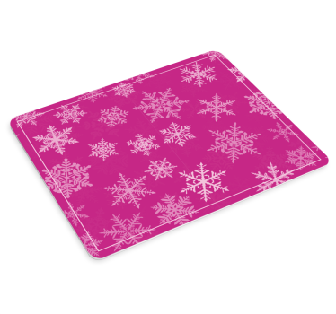 Tapis de souris noël fond à motifs flocons de neige - TenStickers
