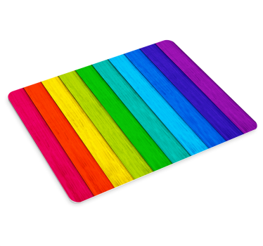 Tapis de souris motif texture rayée vibrante - TenStickers