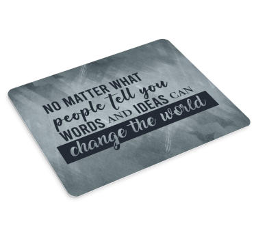 Tapis de souris citation de la société des poètes morts - TenStickers