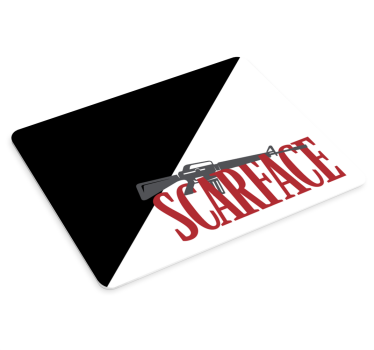 Tapis de souris personnalisable art inspiré de scarface - TenStickers