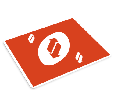 Tapis de souris original symbole circulaire audacieux - TenStickers