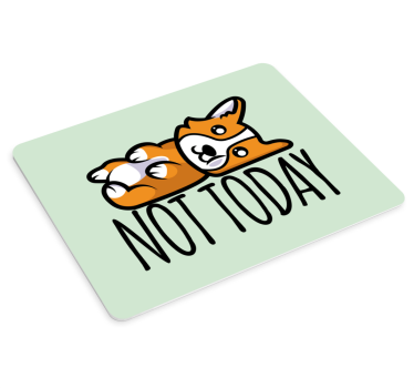 Tapis de souris citation renard espiègle - TenStickers