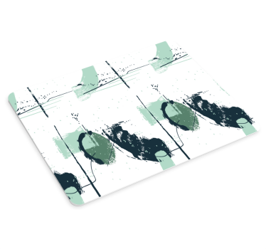 Tapis de souris motif formes éclaboussures abstraites - TenStickers